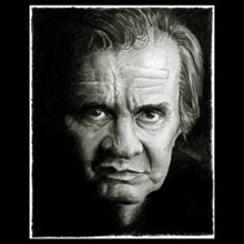Johnny Cash,
                Pencil, Drawing, Underwood