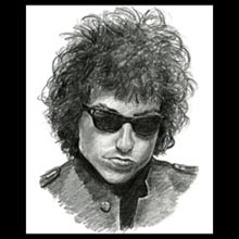 Bob Dylan, Pencil, Drawing, Underwood