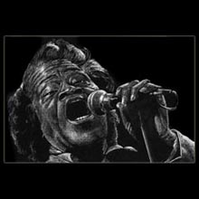 James
                Brown, White Pencil, Drawing, Underwood